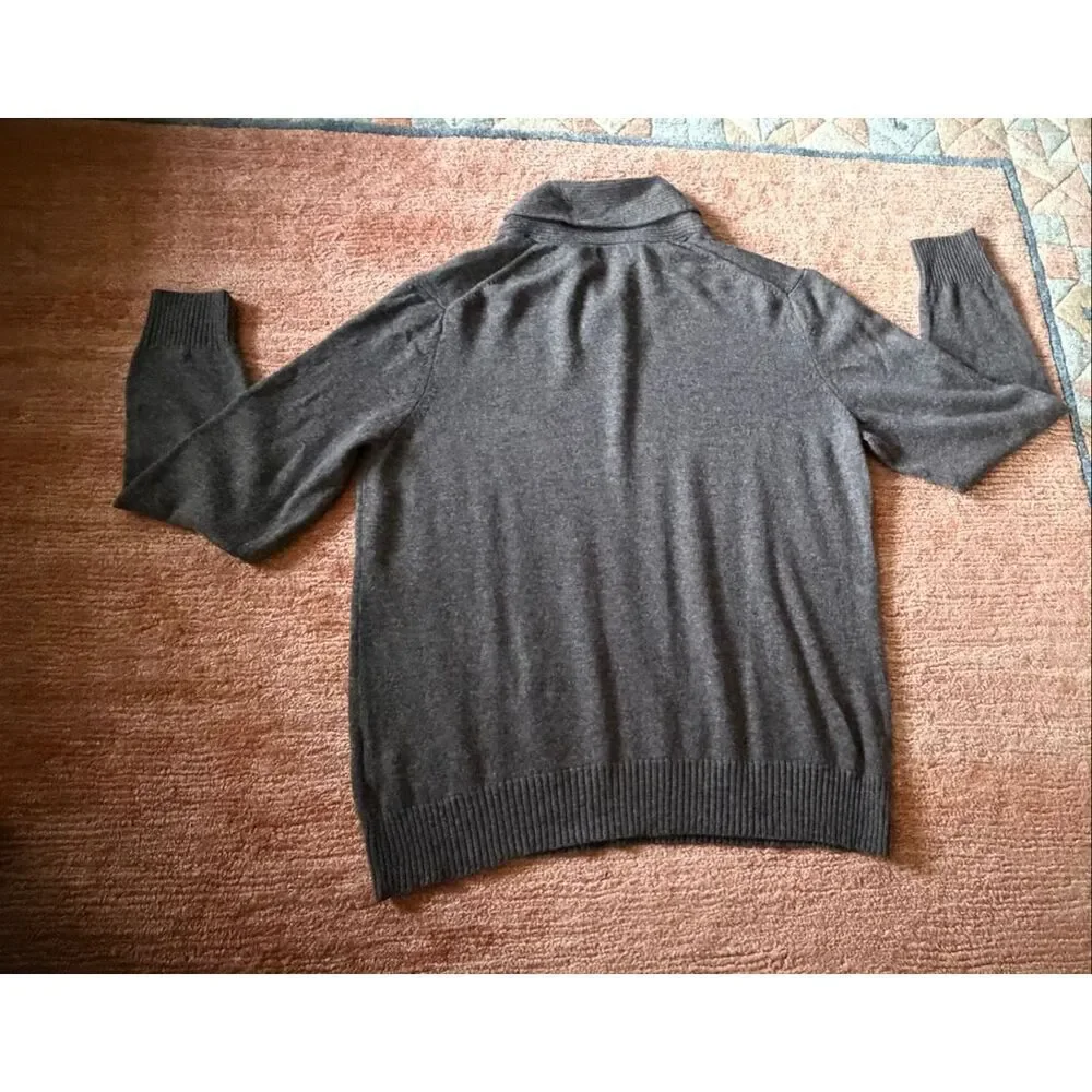 Banana Republic 100% Lambswool Shawl Collar Sweater XXL